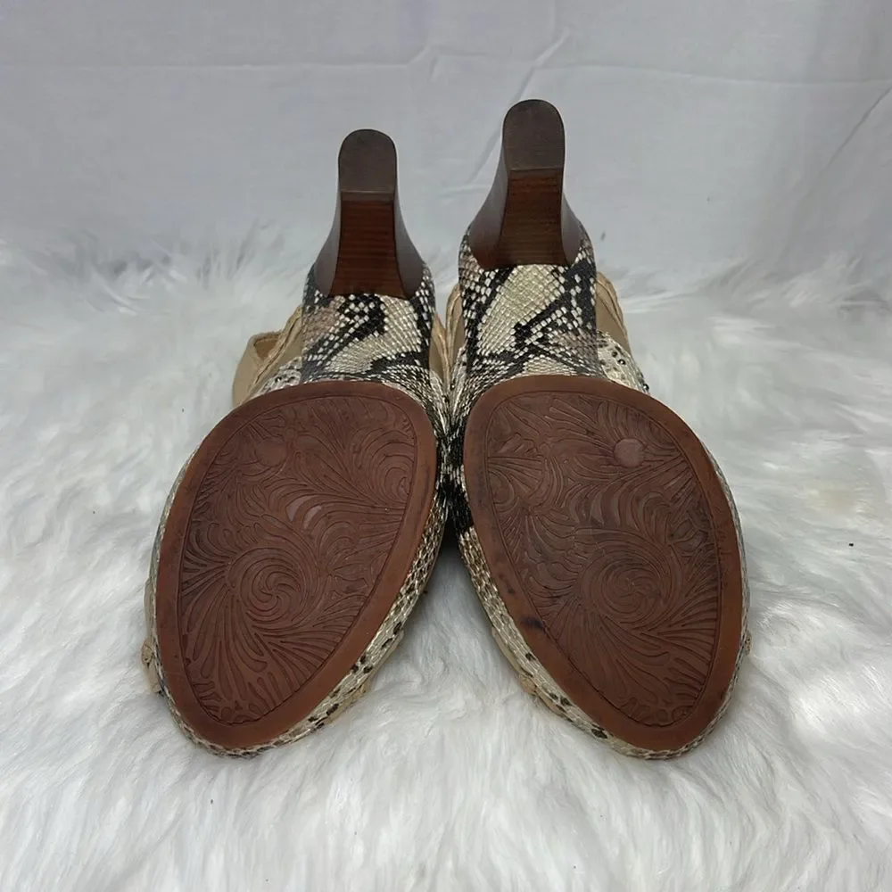 Nurture By Lamaze Hope Snake Platform Sandals Sz 8‎